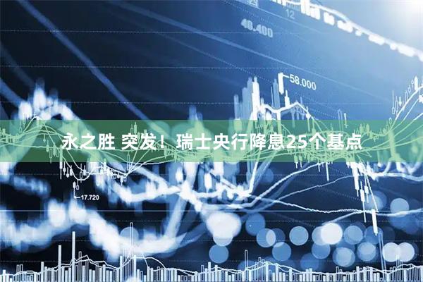 永之胜 突发！瑞士央行降息25个基点