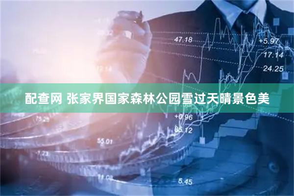 配查网 张家界国家森林公园雪过天晴景色美